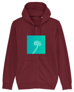 Summer Palmtree Hanorac cu fermoar Unisex Connector