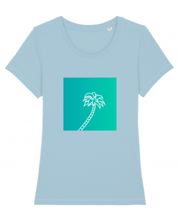 Summer Palmtree Sky Blue