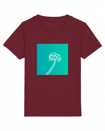 Summer Palmtree Burgundy