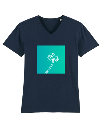 Summer Palmtree French Navy