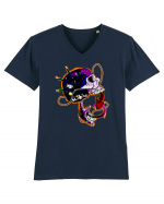 Skull Tricou mânecă scurtă guler V Bărbat Presenter