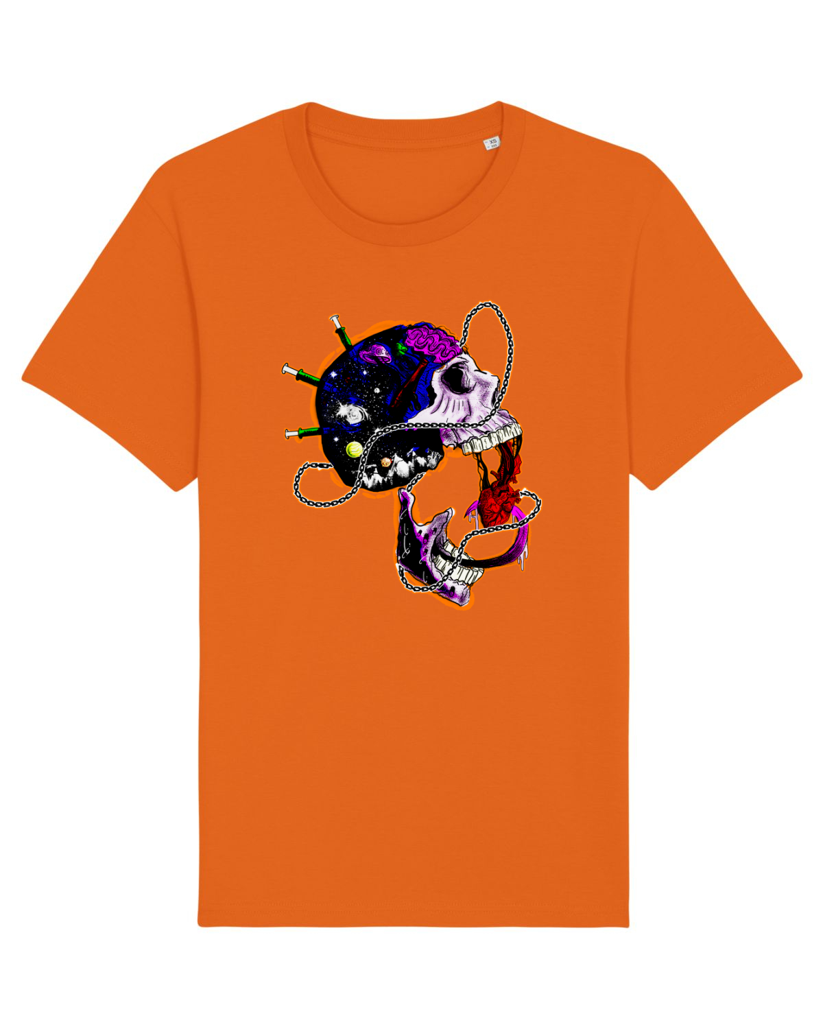Tricou mânecă scurtă Unisex Rocker Bright Orange