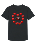 Love Tricou mânecă scurtă guler larg Bărbat Skater