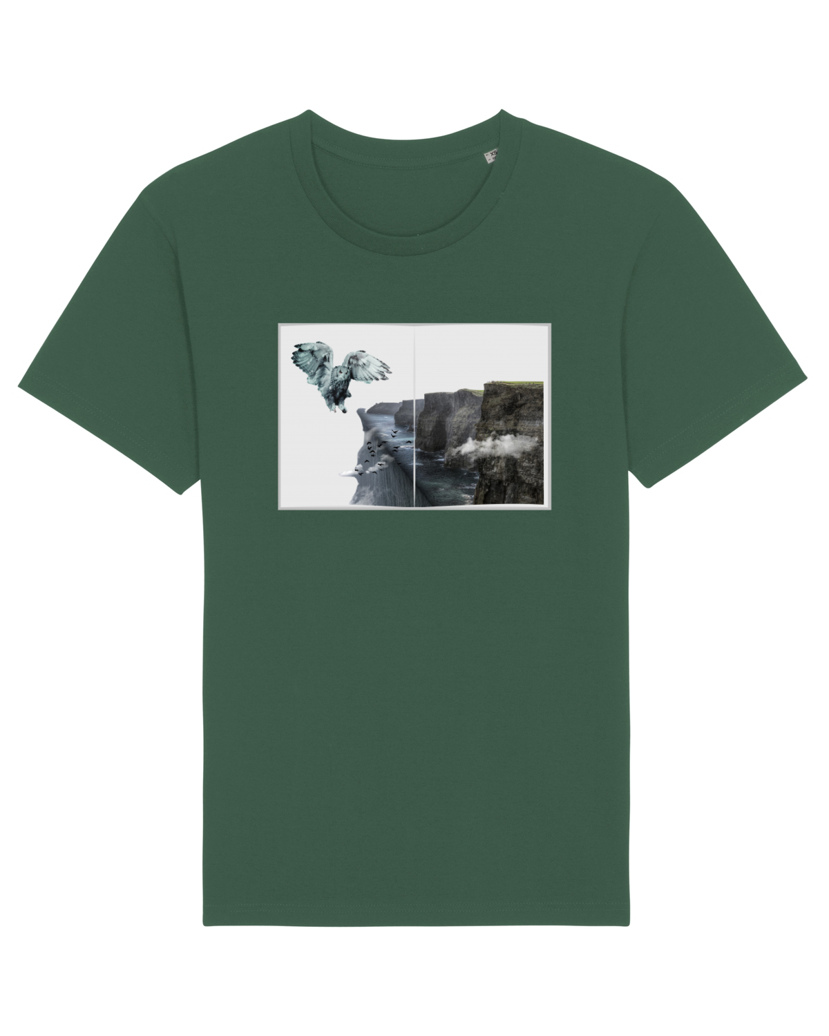 Tricou mânecă scurtă Unisex Rocker Bottle Green