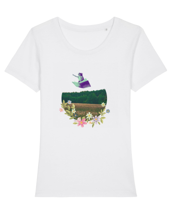 In-flight travel White