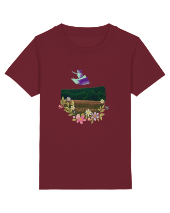 In-flight travel Burgundy