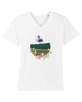 In-flight travel White