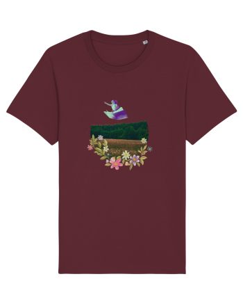 In-flight travel Burgundy