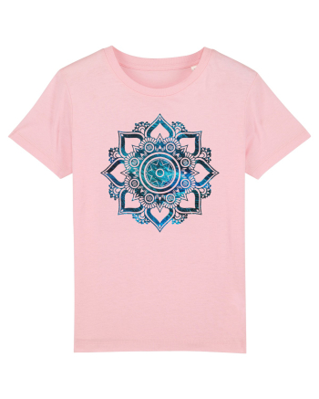 Blue Mandala Cotton Pink