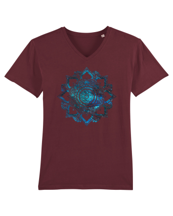 Blue Mandala Burgundy