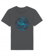 Blue Mandala Tricou mânecă scurtă Unisex Rocker
