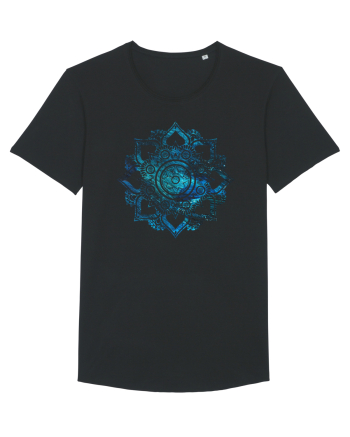 Blue Mandala Black