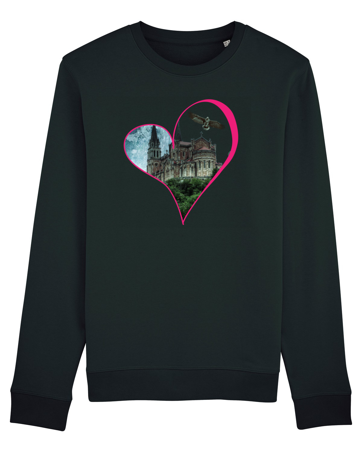 Bluză mânecă lungă Unisex Rise Black