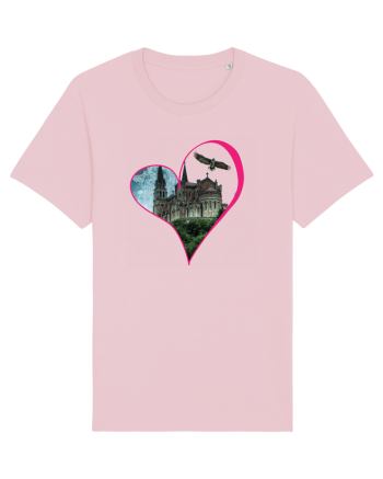 Castle at night Cotton Pink