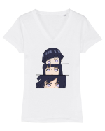Hinata Hyuga  Tricou mânecă scurtă guler V Damă Evoker