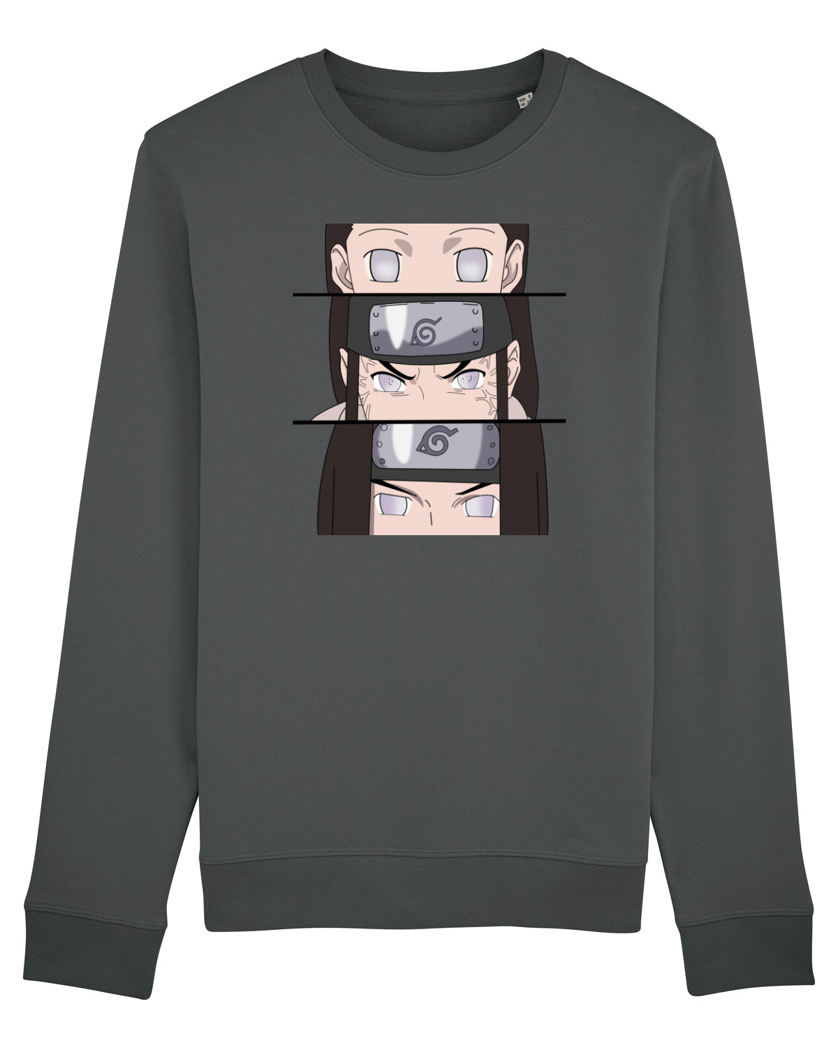 Bluză mânecă lungă Unisex Rise Anthracite