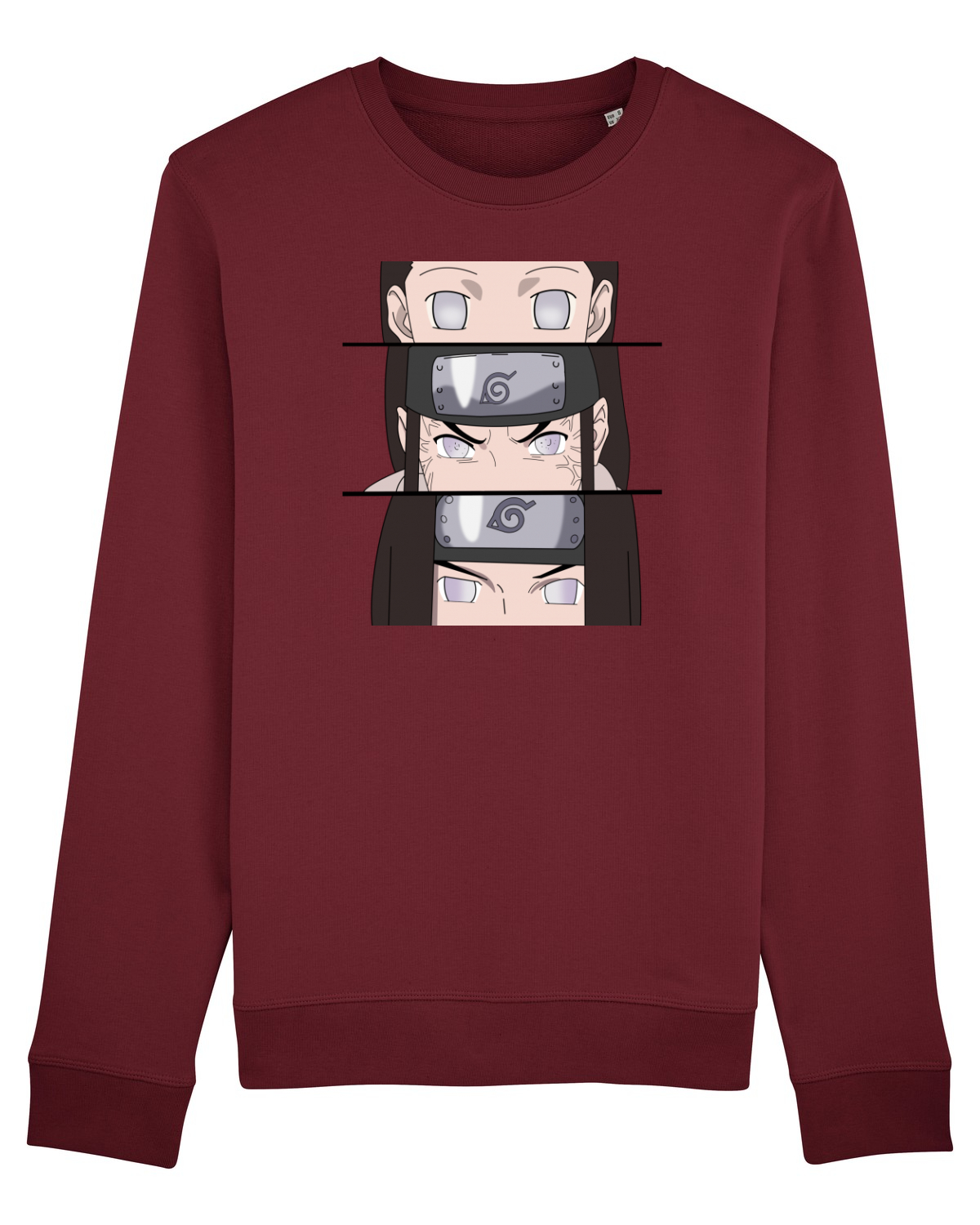 Bluză mânecă lungă Unisex Rise Burgundy