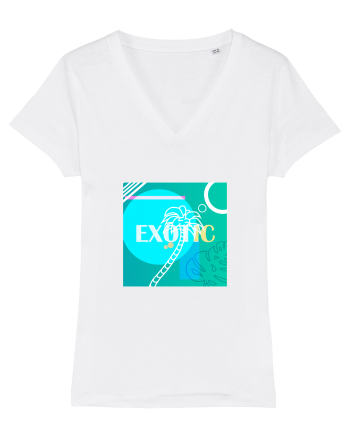 Exotic Palmtree White