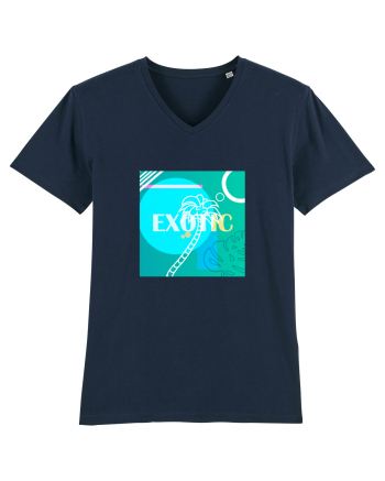 Exotic Palmtree French Navy