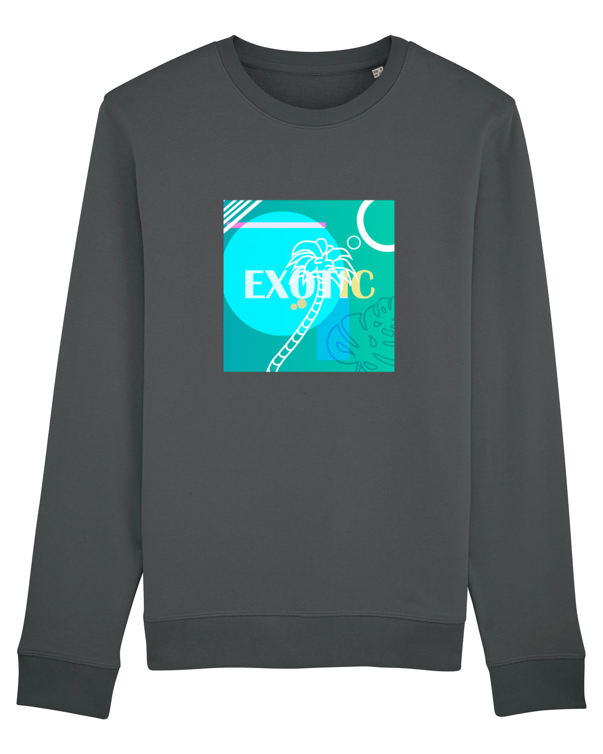 Bluză mânecă lungă Unisex Rise Anthracite