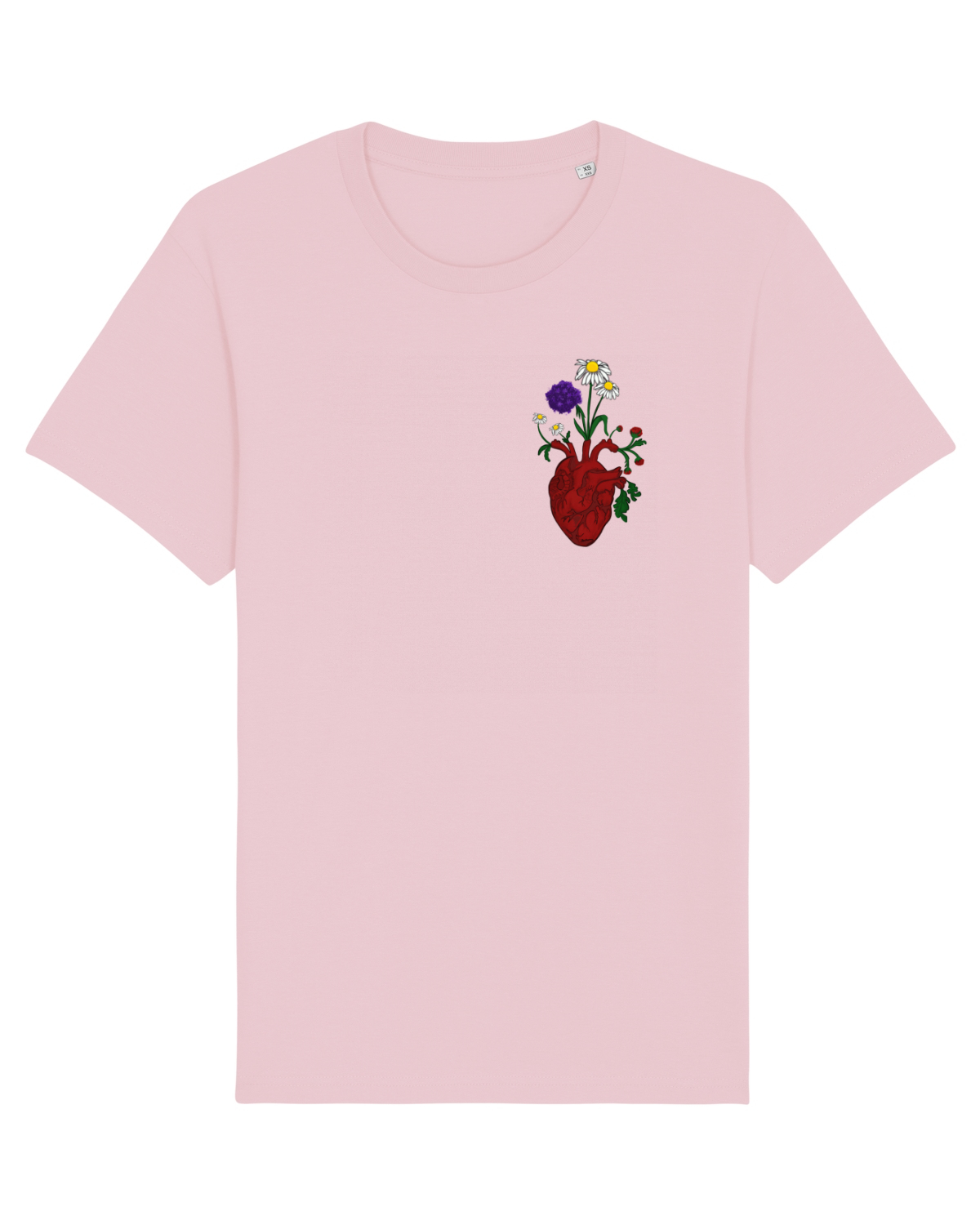 Tricou mânecă scurtă Unisex Rocker Cotton Pink