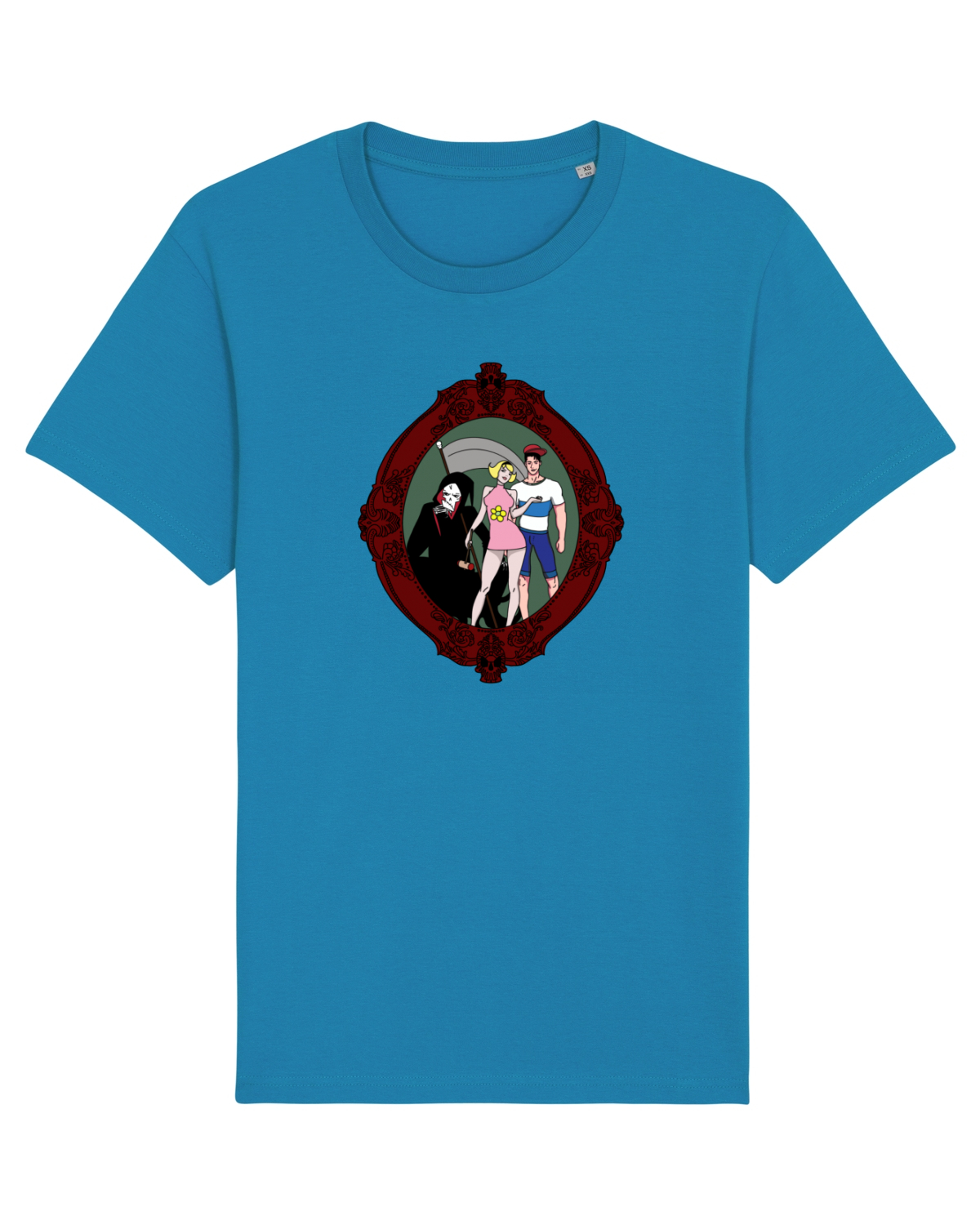 Tricou mânecă scurtă Unisex Rocker Azur