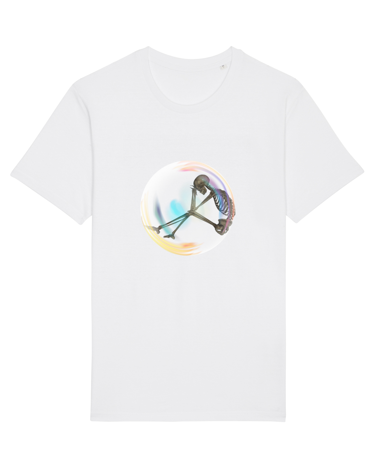 Tricou mânecă scurtă Unisex Rocker White