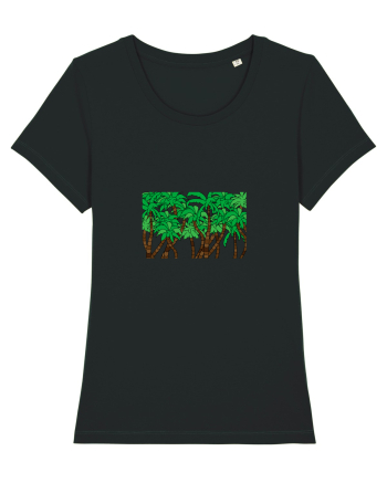 Boxed Palmtrees Black