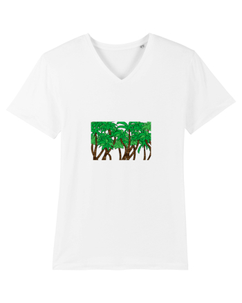 Boxed Palmtrees White