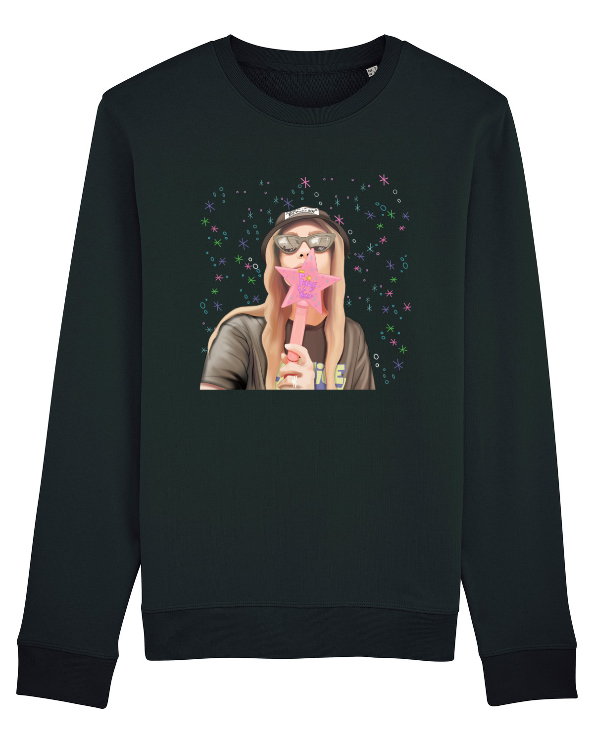 Bluză mânecă lungă Unisex Rise Black