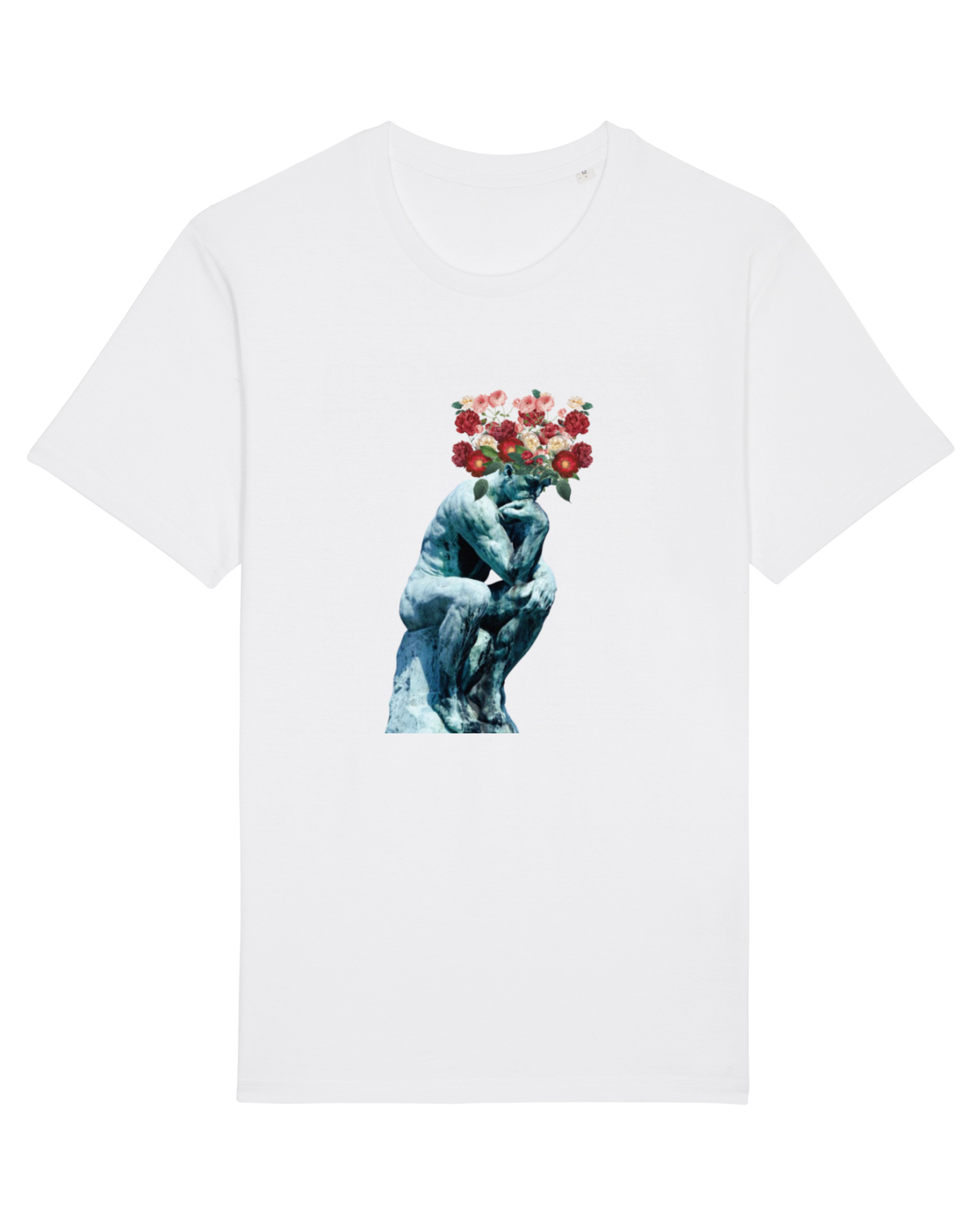Tricou mânecă scurtă Unisex Rocker White