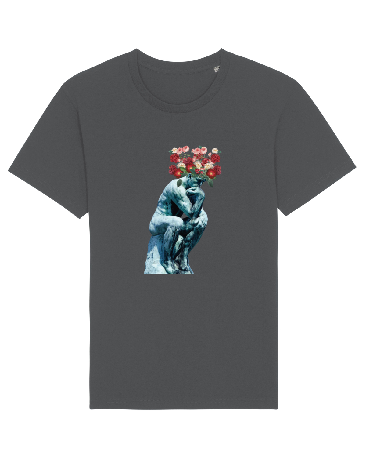 Tricou mânecă scurtă Unisex Rocker Anthracite