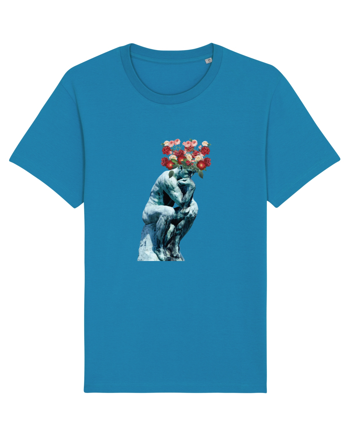Tricou mânecă scurtă Unisex Rocker Azur