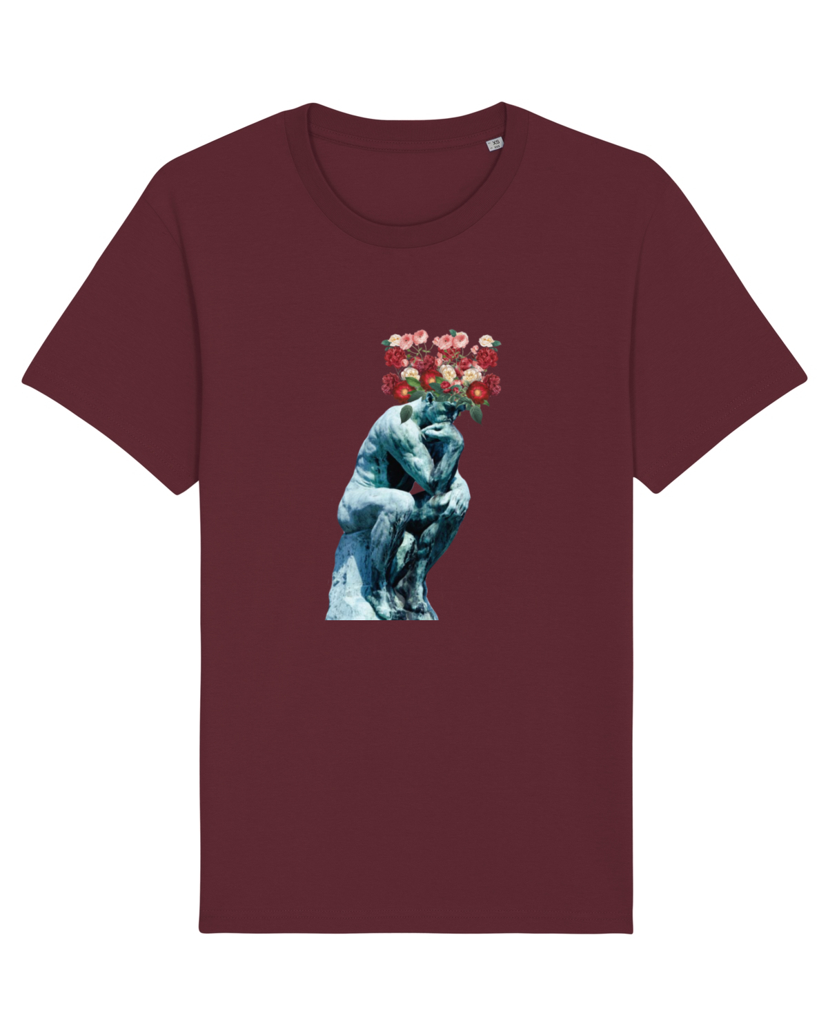 Tricou mânecă scurtă Unisex Rocker Burgundy