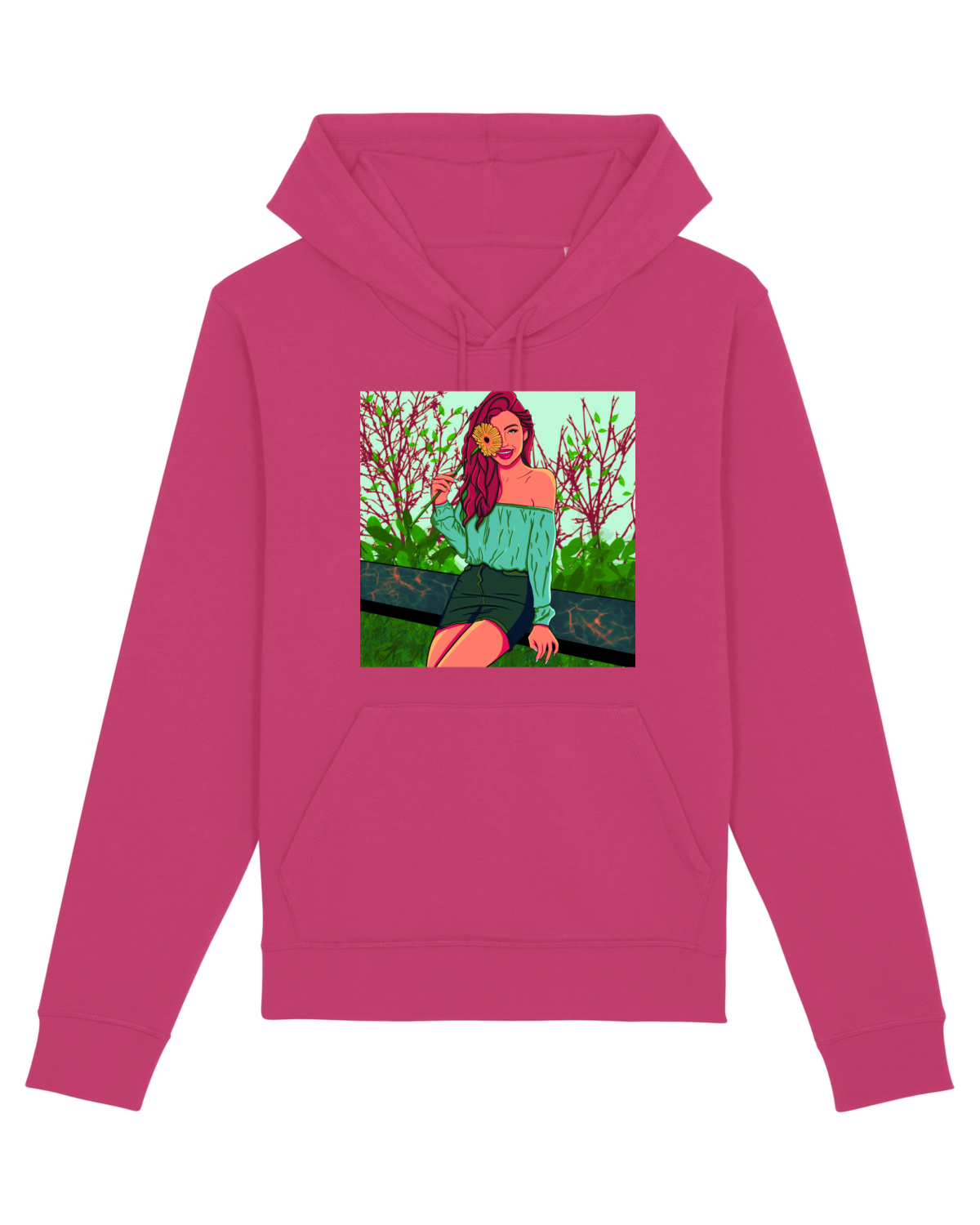 Hanorac Unisex Drummer Raspberry