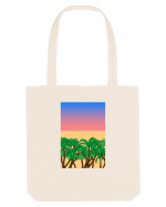 Sunset Palmtrees Sacoșă textilă