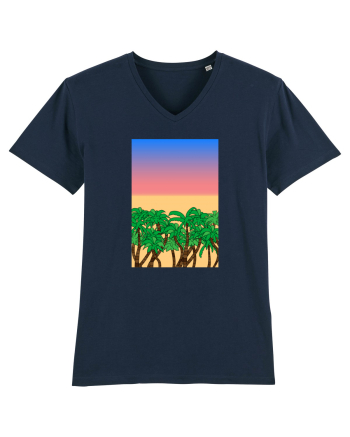 Sunset Palmtrees French Navy
