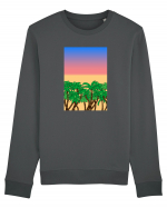 Sunset Palmtrees Bluză mânecă lungă Unisex Rise
