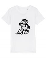 Maimuța fericita Tricou mânecă scurtă  Copii Mini Creator