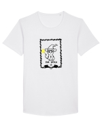 Pisica vrăjitoriei  Tricou mânecă scurtă guler larg Bărbat Skater