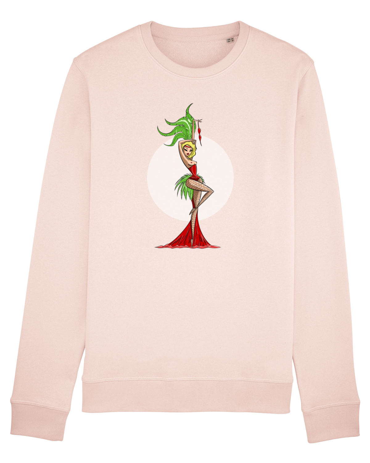 Bluză mânecă lungă Unisex Rise Candy Pink
