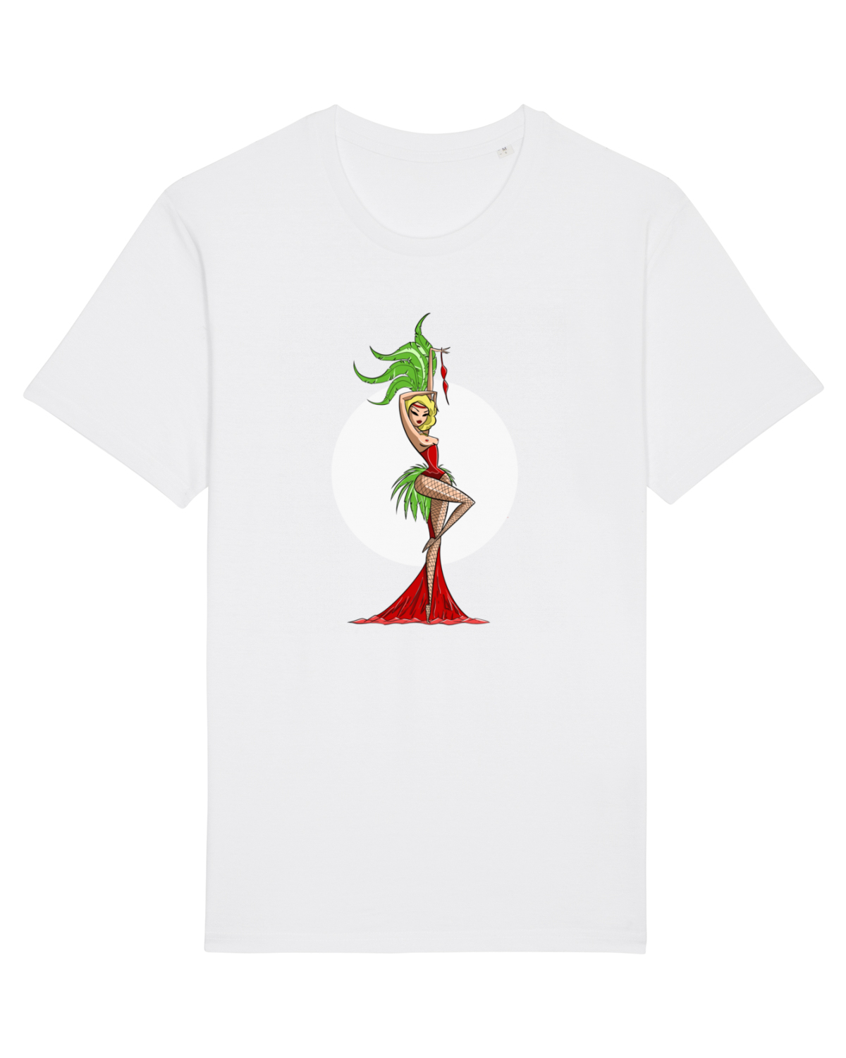 Tricou mânecă scurtă Unisex Rocker White