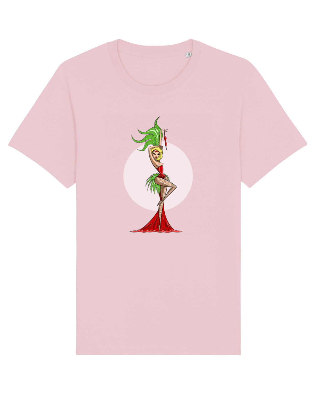 Tricou mânecă scurtă Unisex Rocker Cotton Pink
