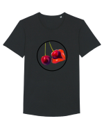 Buze sexy Tricou mânecă scurtă guler larg Bărbat Skater
