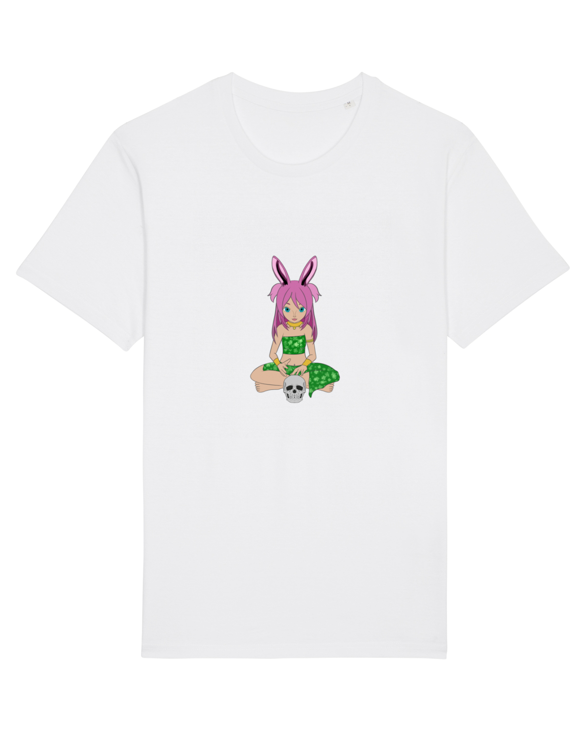 Tricou mânecă scurtă Unisex Rocker White