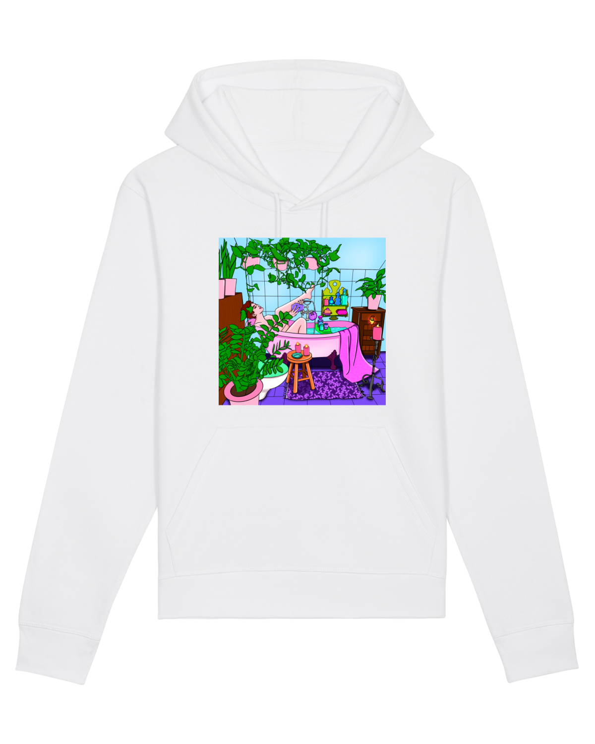 Hanorac Unisex Drummer White
