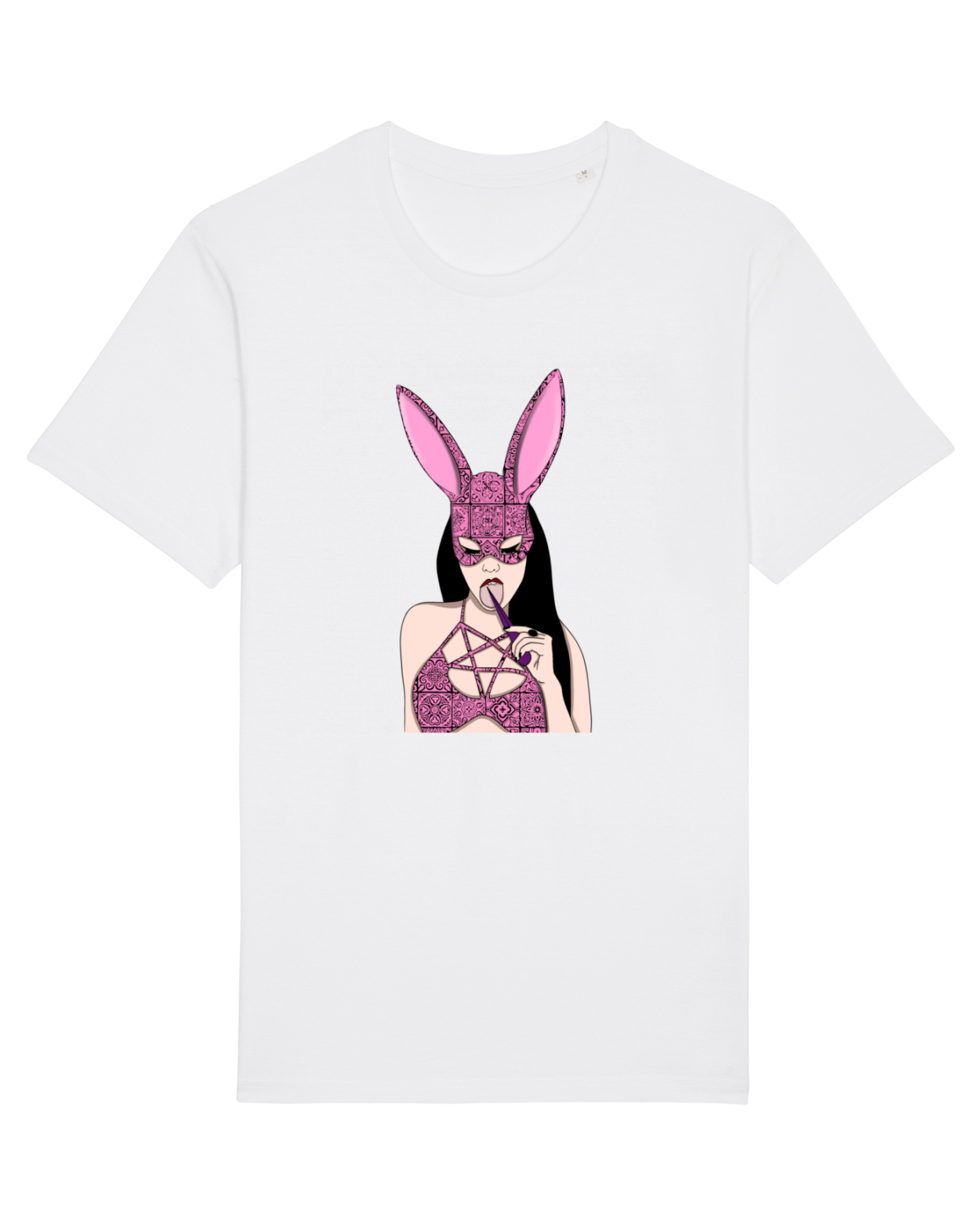 Tricou mânecă scurtă Unisex Rocker White