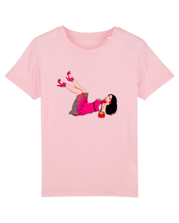 Fata la telefon  Cotton Pink