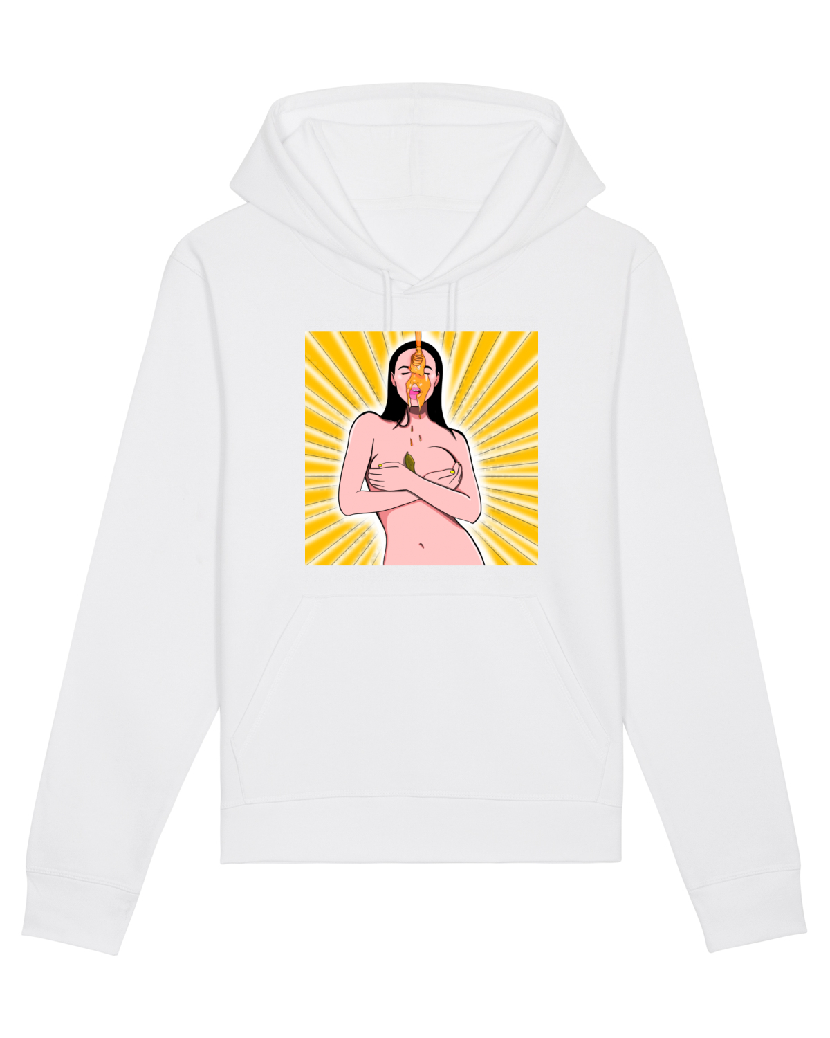 Hanorac Unisex Drummer White