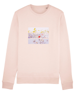 Pink Flowers Bluză mânecă lungă Unisex Rise